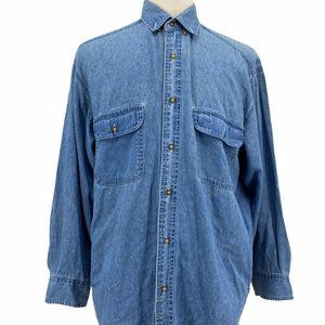 VTG Silenzio America Original Jean Wear Jean Shirt